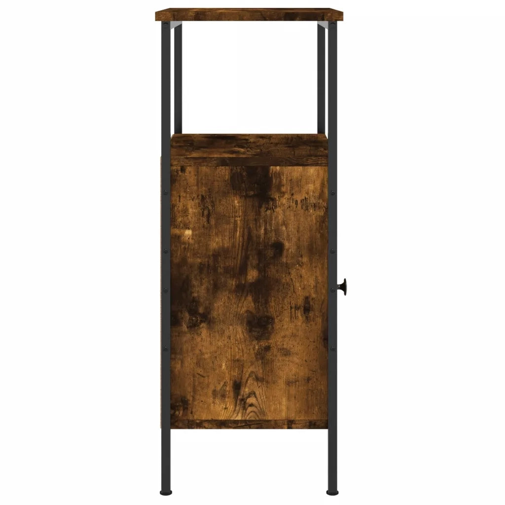 Comodino Rovere Fumo 41x31x80 cm Legno Multistrato 825927