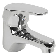 Miscelatore rubinetto monocomando acqua calda fredda lavabo cromo lucido serie tapy