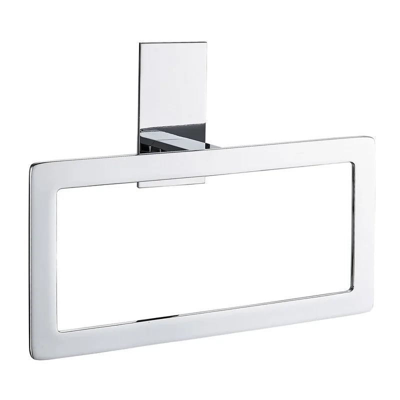 Porta salviette ad anello cromo - serie Level