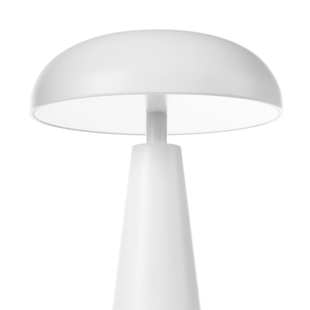 Lampada da tavolo in metallo bianco per interni con dimmer senza fili Luce domestica Design moderno