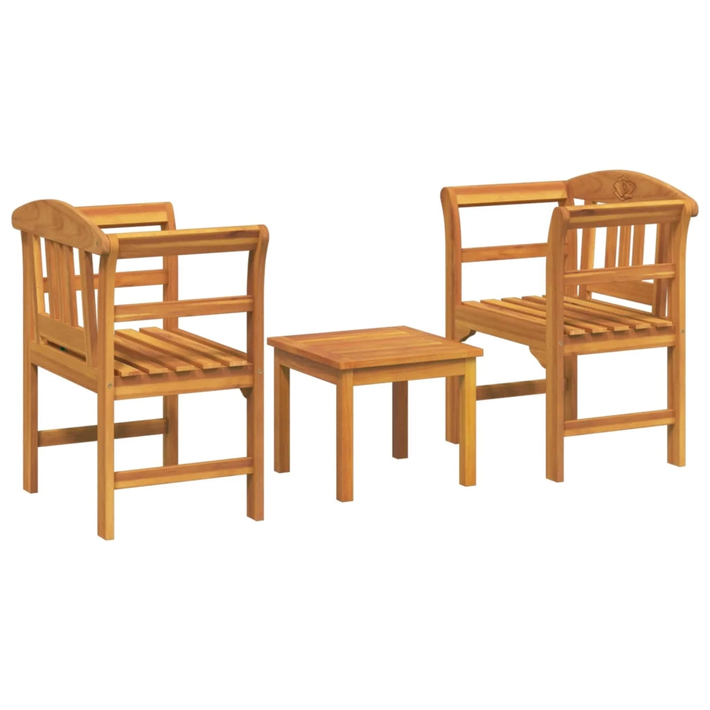 Set da giardino con divano a rosa 3 pz | Set Salotto da Giardino