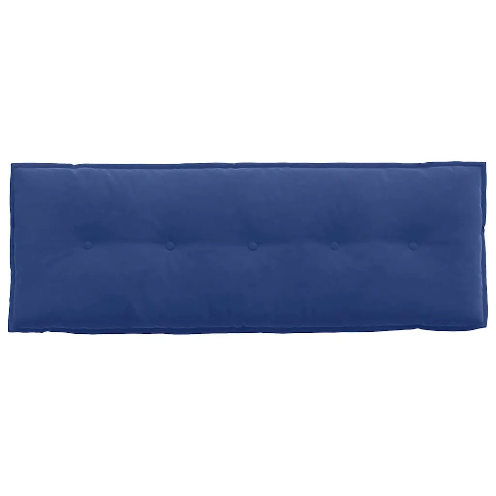 Cuscino per Schiena | Cuscino dorsale Blu Polizia 140 x 50 cm Tessuto in Cords