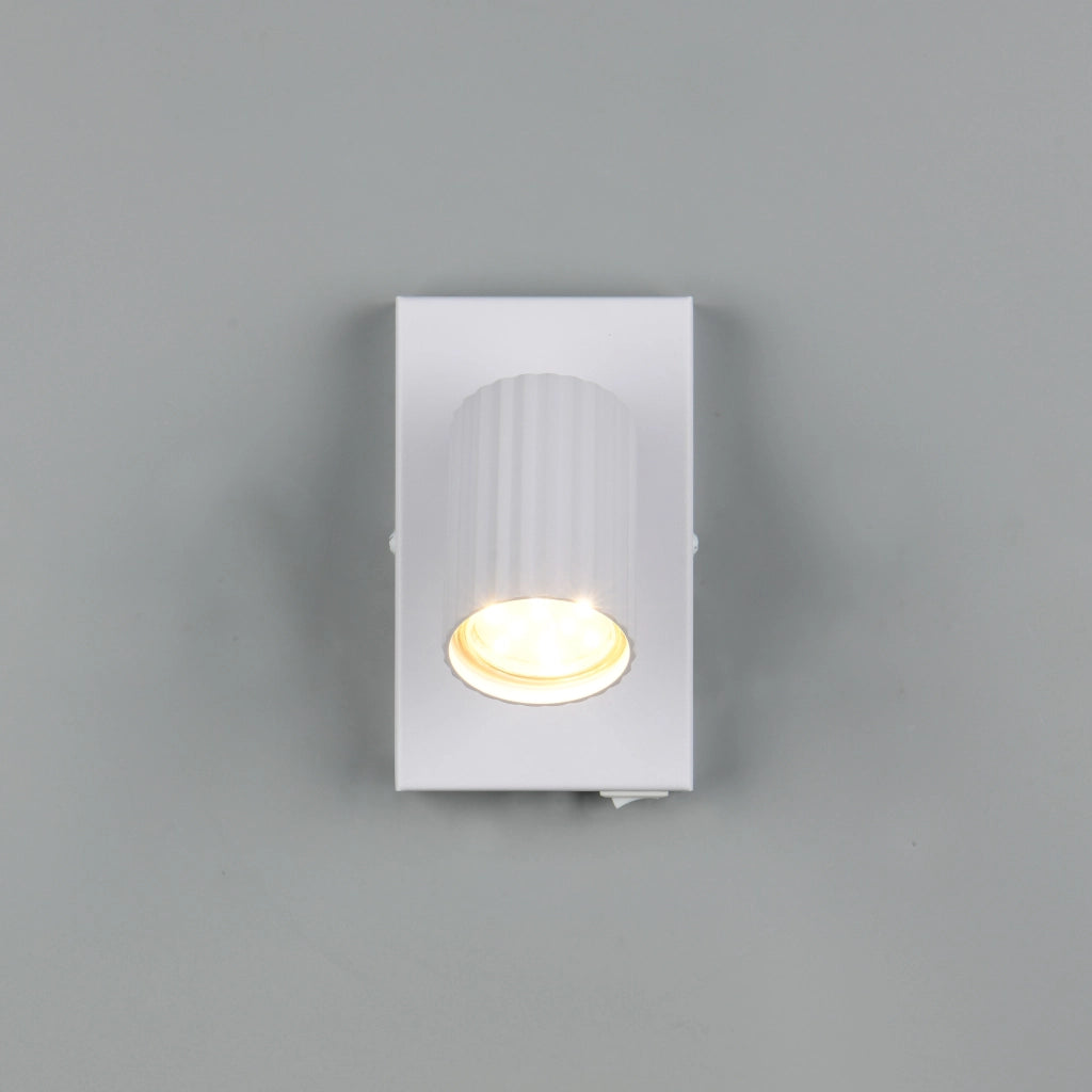 SPOT GU10 SOKA 15CM BIANCO RIGATO
