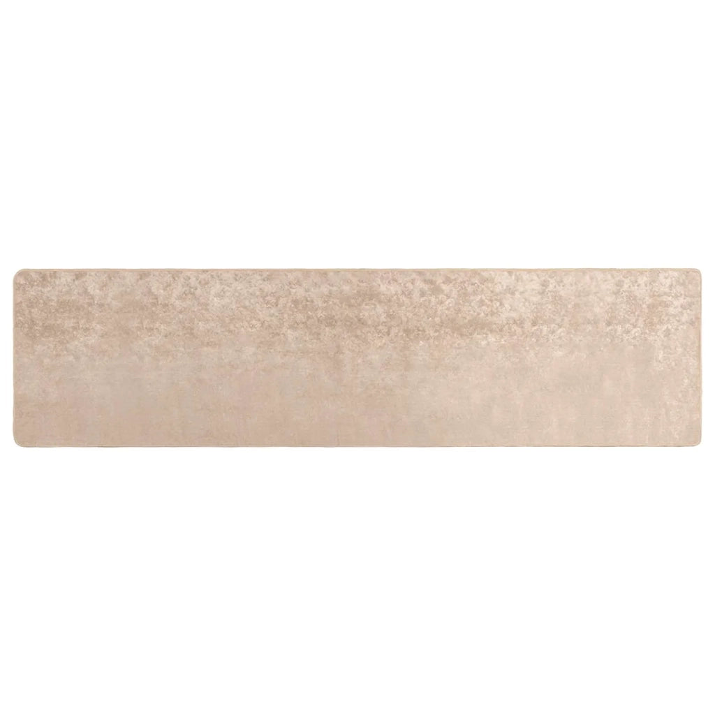 Runner Tappeto MARSA Beige 50 x 350 cm Poliestere e PVC