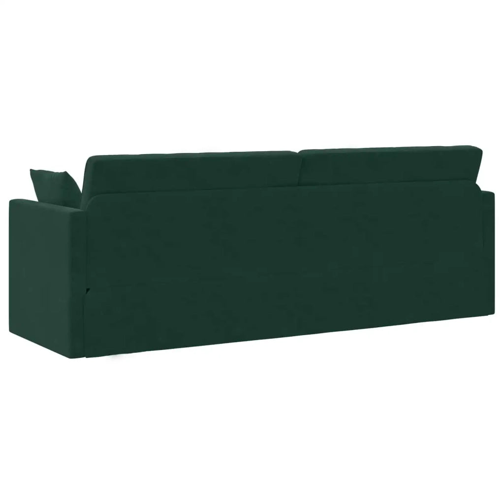 Divano-letto da pavimento Verde Scuro 213 x 70 x 77 cm Velluto 4106728