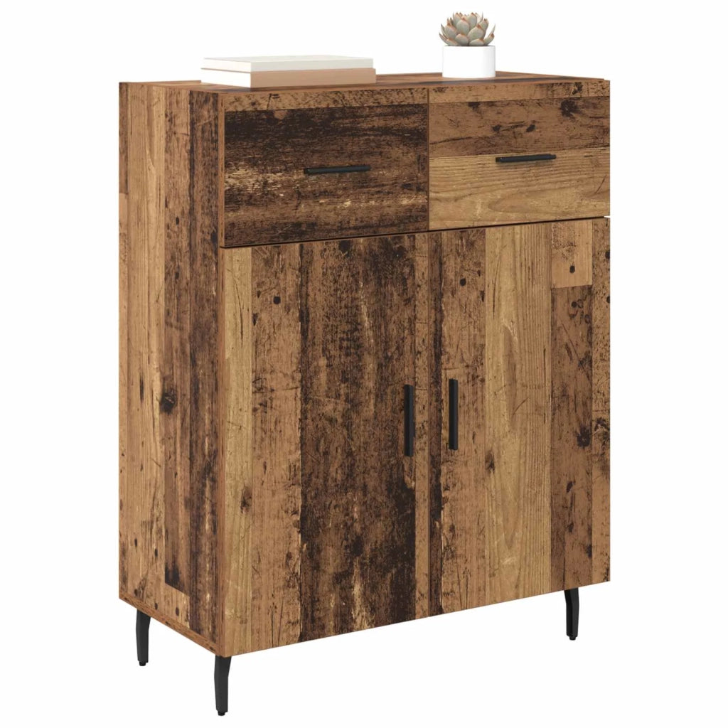 Credenza | Madia | Buffet da pranzo | Armadio da pranzo Legno vecchio 69,5 x 34 x 90 cm Legno multistrato