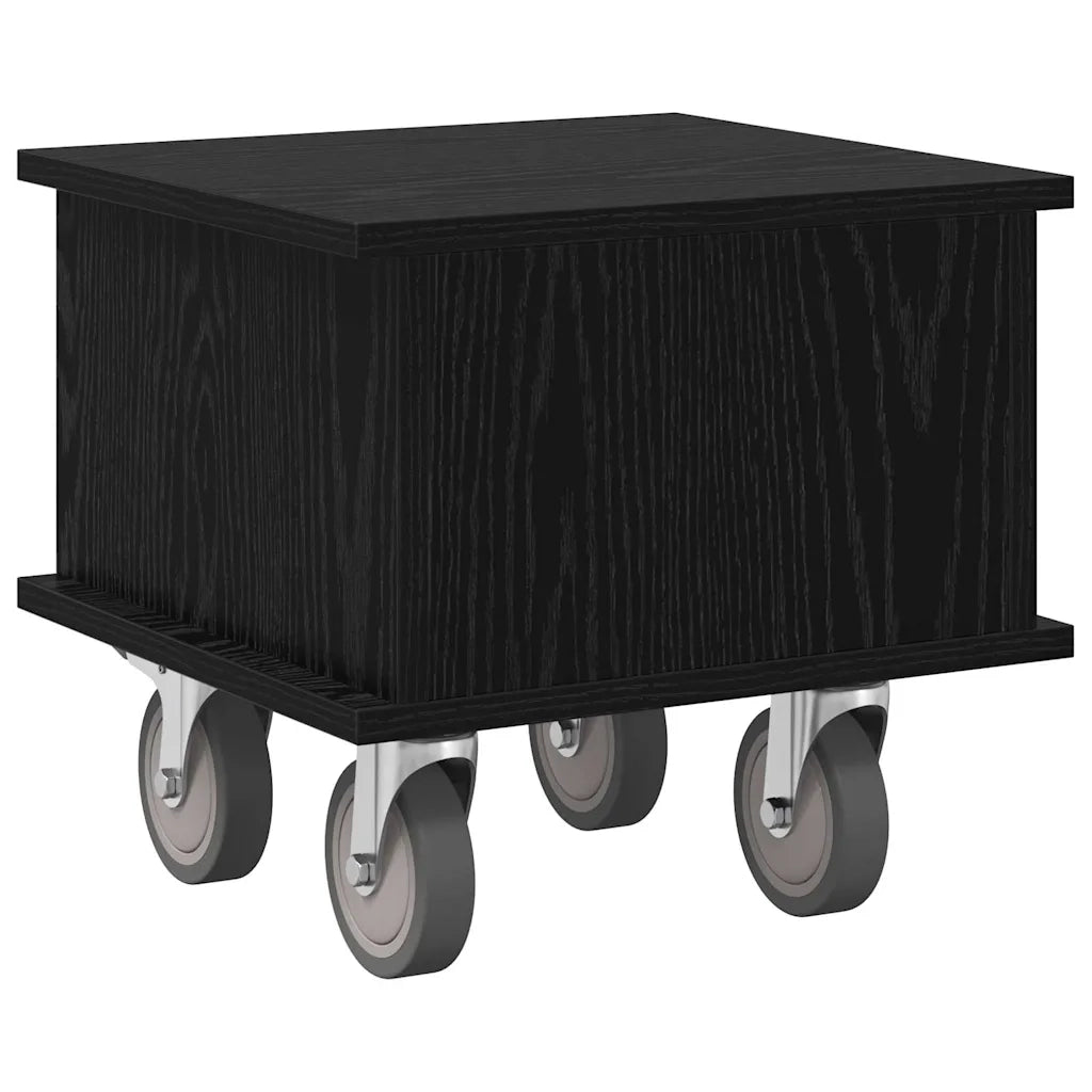 Supporto TV Rovere Nero 37 x 35 x 35 cm Legno multistrato 891049