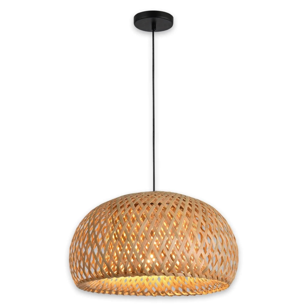 LÚZETE - LAMPADA DA SOFFITTO DI BAMBÙ GRANDE E27 KAWENA