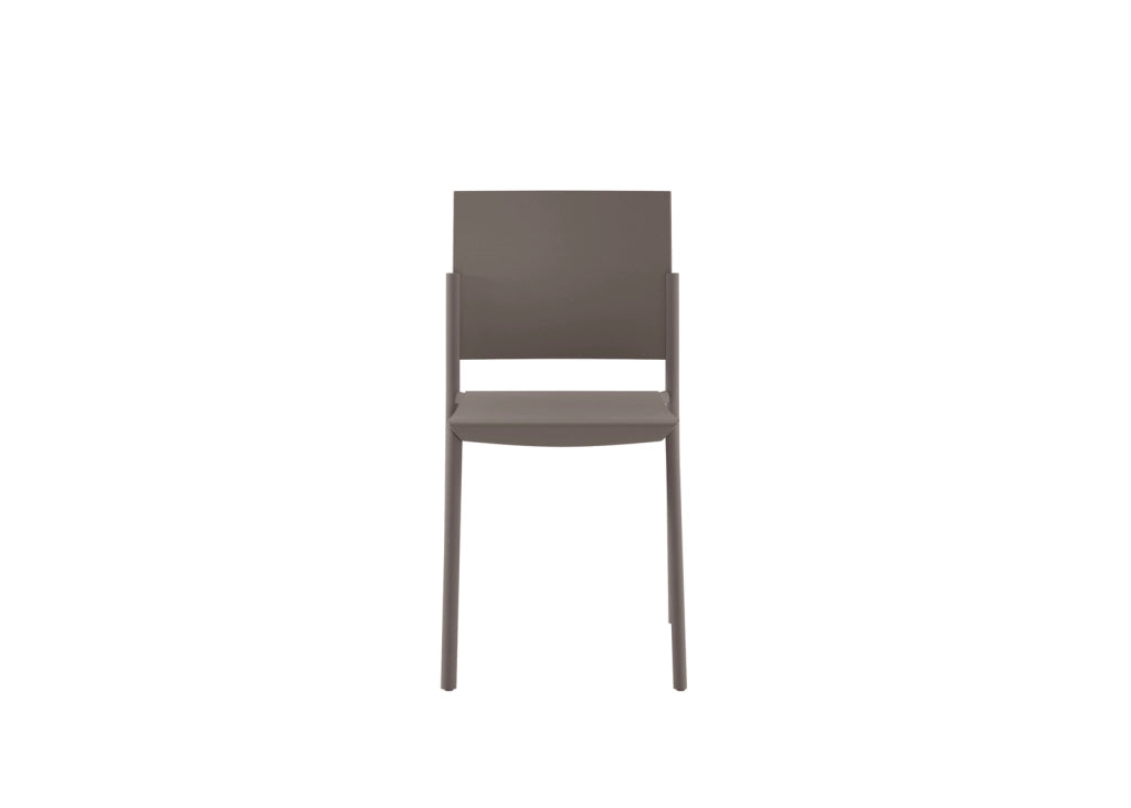 Sedia Venus in Polipropilene Visone, Design Moderno e Minimalista, Impilabile, Struttura Robusta per Interni - Om/405/VS