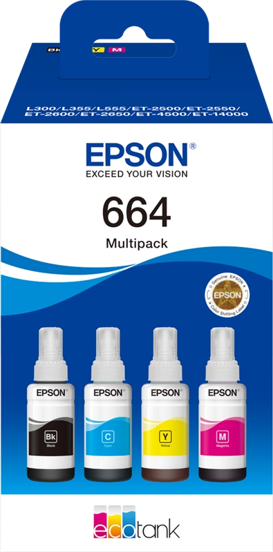 Epson 664 EcoTank 4-colour Multipack