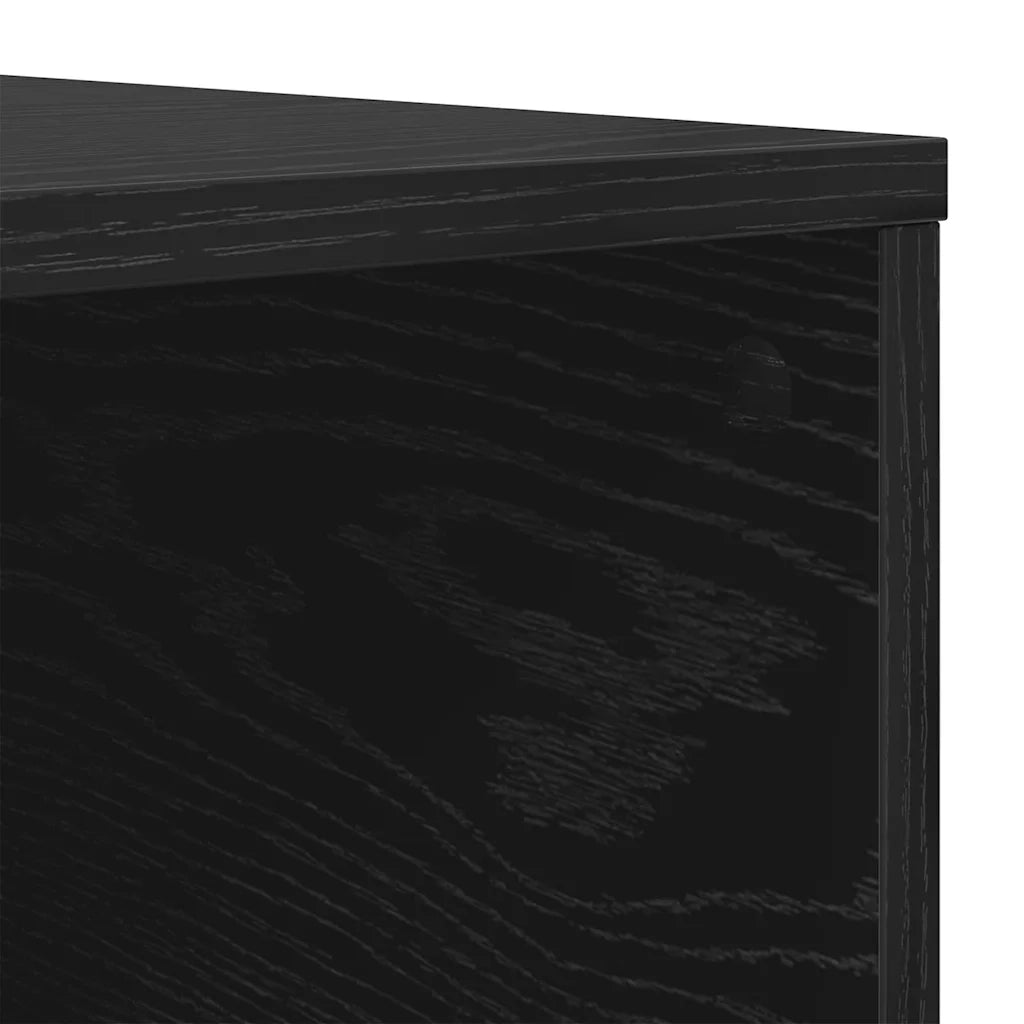 Tavolino da salotto Rovere Nero 80 x 80 x 36,5 cm