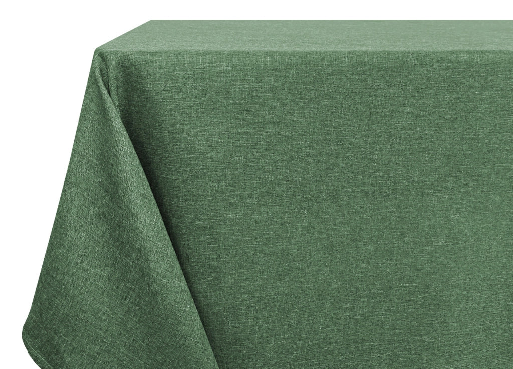 Tovaglia Cucina Soggiorno Antimacchia Idrorepellente Linen - 140x300cm - Verde Mela