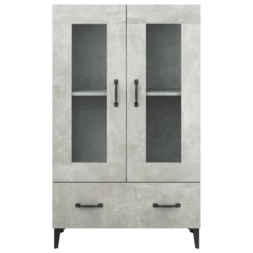 Buffet credenza cassettiera armadio mobile contenitore organizer cucina soggiorno salotto alto 70 x 31 x 115 cm legno ingegnerizzato grigio 02_0034712