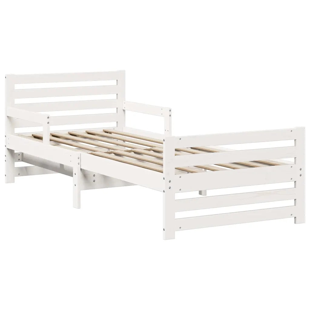 Struttura del letto Bianco 80 x 200 cm Legno multistrato 877207