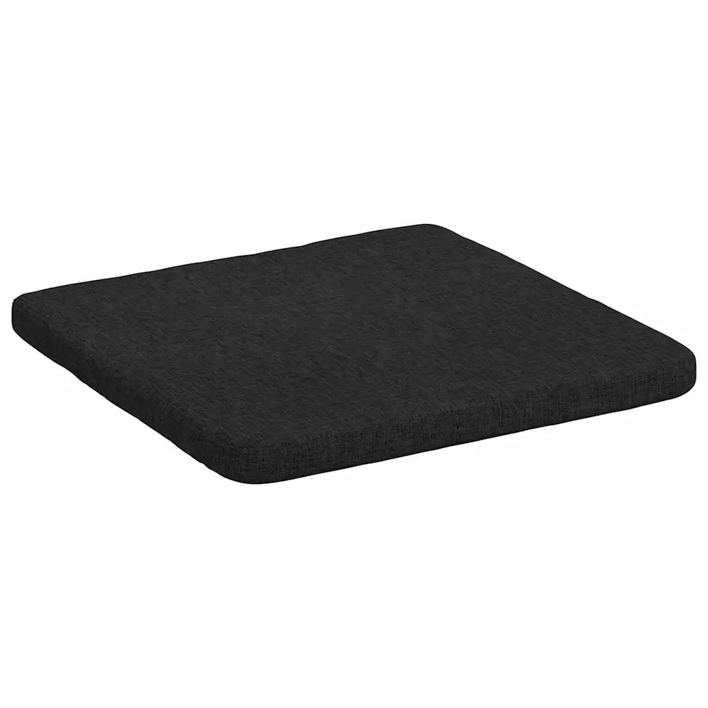 Cuscini per Seduta 4 pcs Nero 40 x 40 x 3 cm Tessuto 42015191