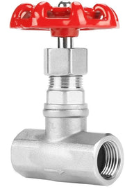 Valvola di scarico in acciaio inossidabile - Schiacciatore di vaso DN15 - BSPP G1/2 - Duraturo - Per acqua/olio/gas - Trasporto fluido rettilineo - Valvola di scarico