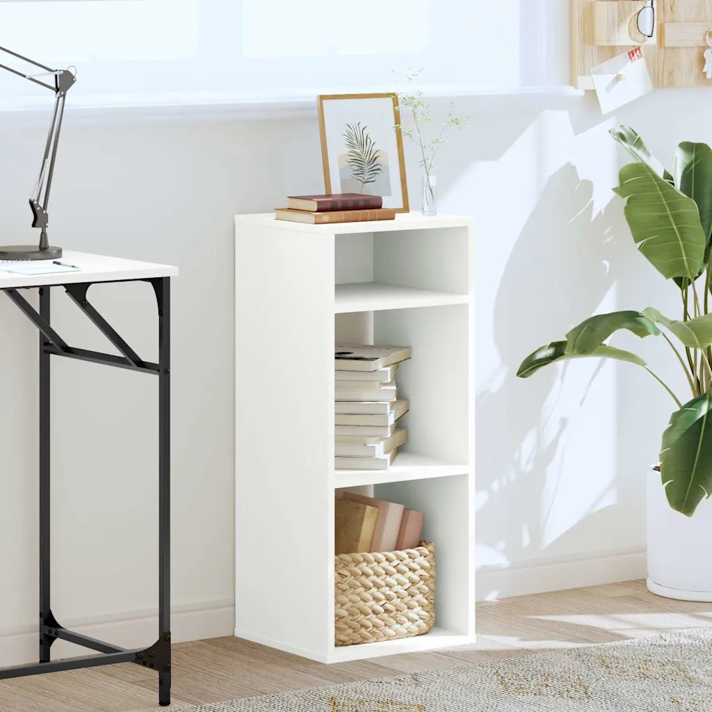 Libreria Bianca 34x31x80 cm in Legno Multistrato 860274