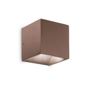 Applique Da Parete Contemporaneo Rubik Alluminio Coffee Led 8,5W 3000K Ip54