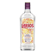 Larios ginebra mediterranea dry gin 37,5% confezione da 1 litro