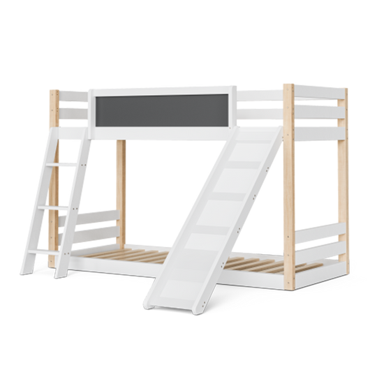 Letto castello con scivolo?- Xylo - 90x200cm legno sicuro