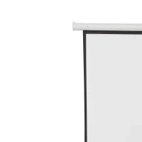 Schermo per Proiettore 100 Pollici Formato 4:3 Regolabile con Telecomando, Schermo di Proiezione Motorizzato Compatto, Installazione a Parete o Soffitto, 203x152 cm, Bianco