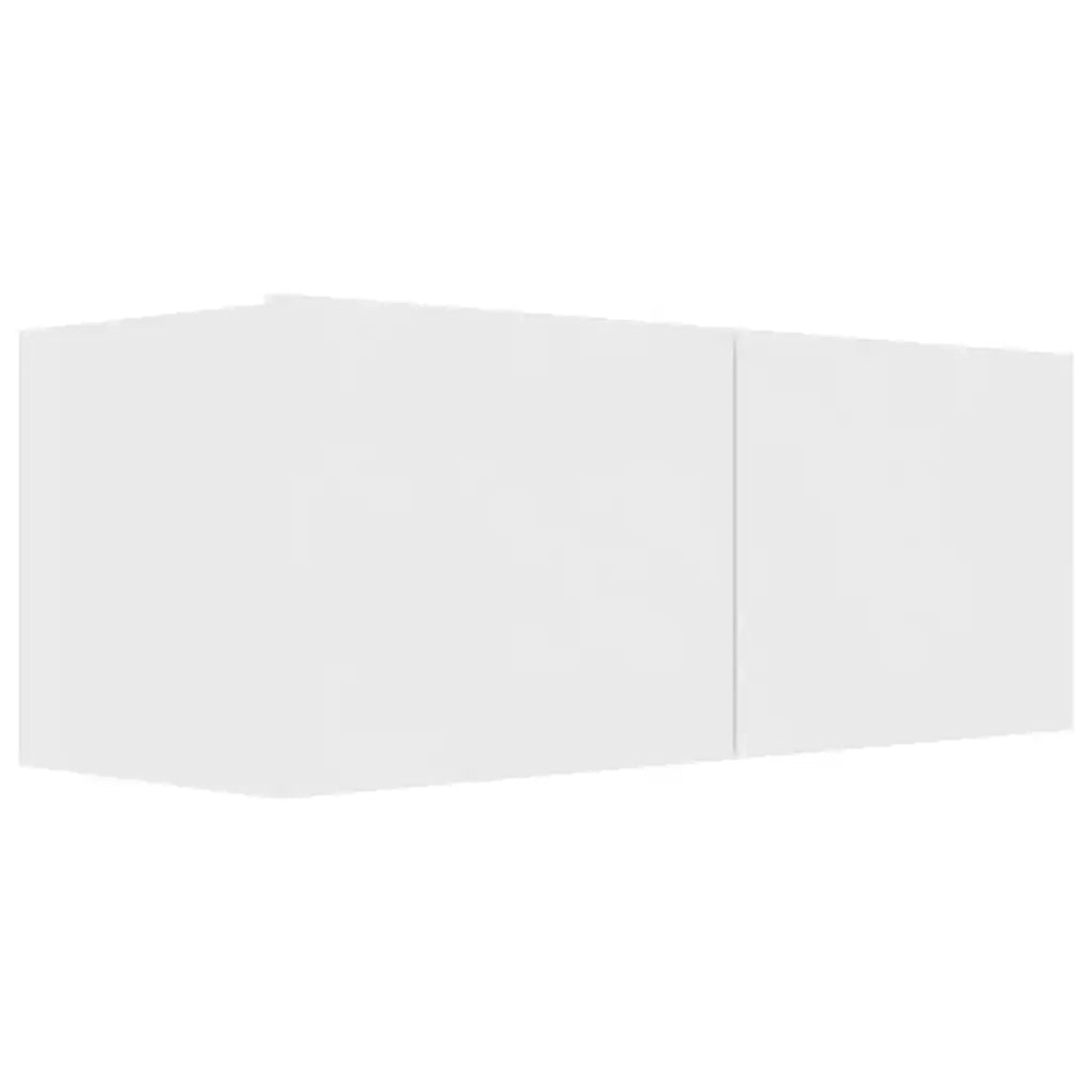 Set Mobili Porta TV 8 pz Bianco in Legno Multistrato 3078692