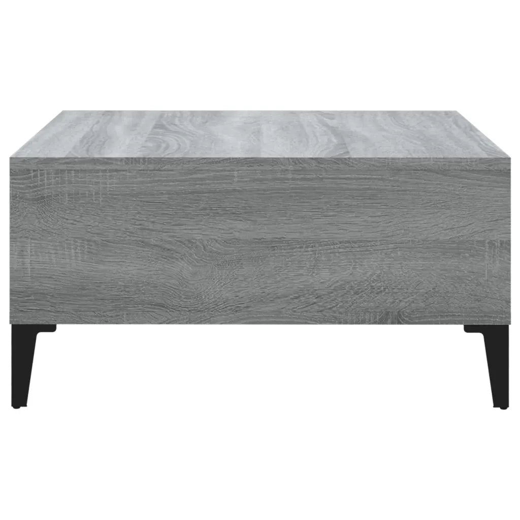 Tavolino da Salotto Grigio Sonoma 60x60x30 cm in Truciolato cod mxl 18809