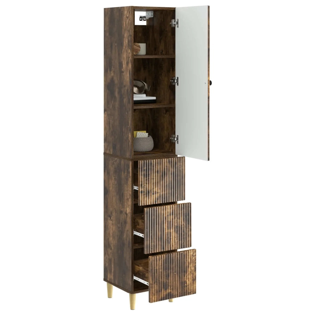 Set di armadi 2 pcs 33 x 34,5 x 90 cm Legno ingegnerizzato
