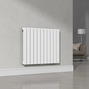 Termosifone Nore ad Acqua Calda Pannello Singolo con Elementi Piatti 60 x 80 cm - Bianco [neu.haus]