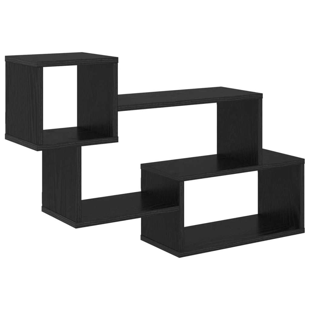 Mensola sospesa A parete Nero 87 x 20 x 55 cm 8012093