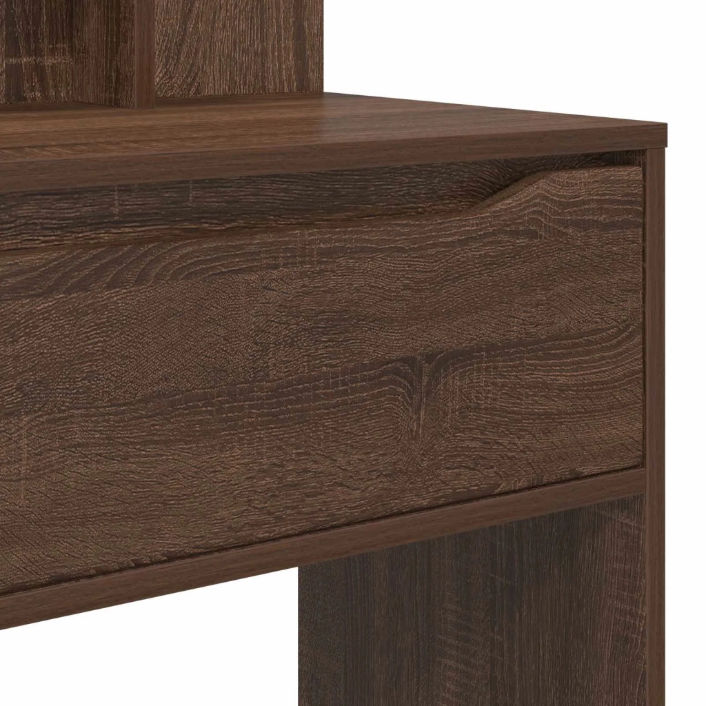 Tavoli da Trucco per Camera da Letto Rovere Marrone 888994