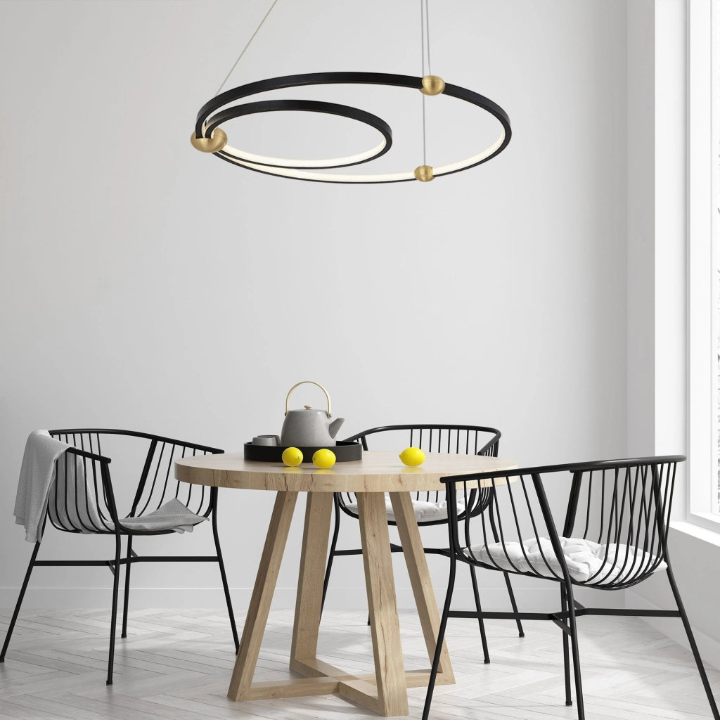 Lampada Black Ring Led + Pilota APP692-30-50