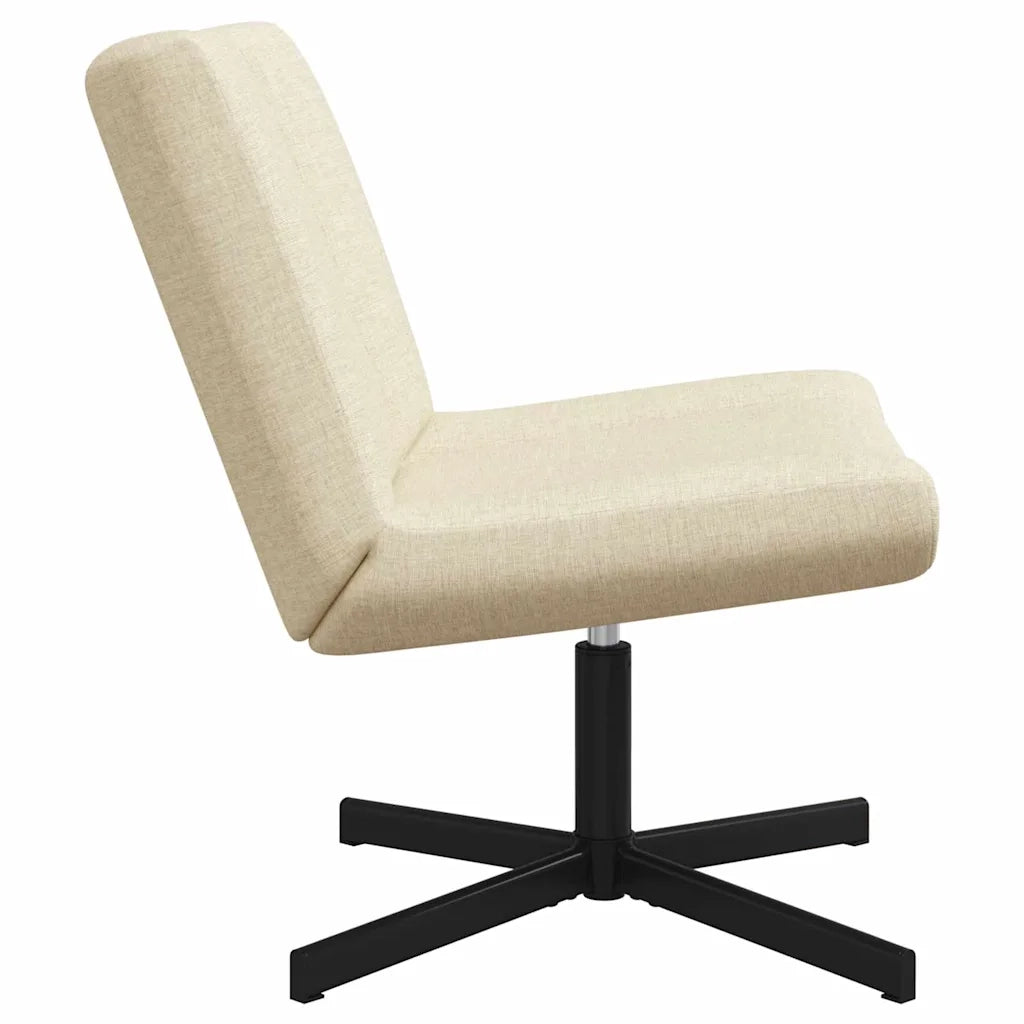 Sedia girevole Crema 63 x 75 x 76 cm Tessuto CFW8519764