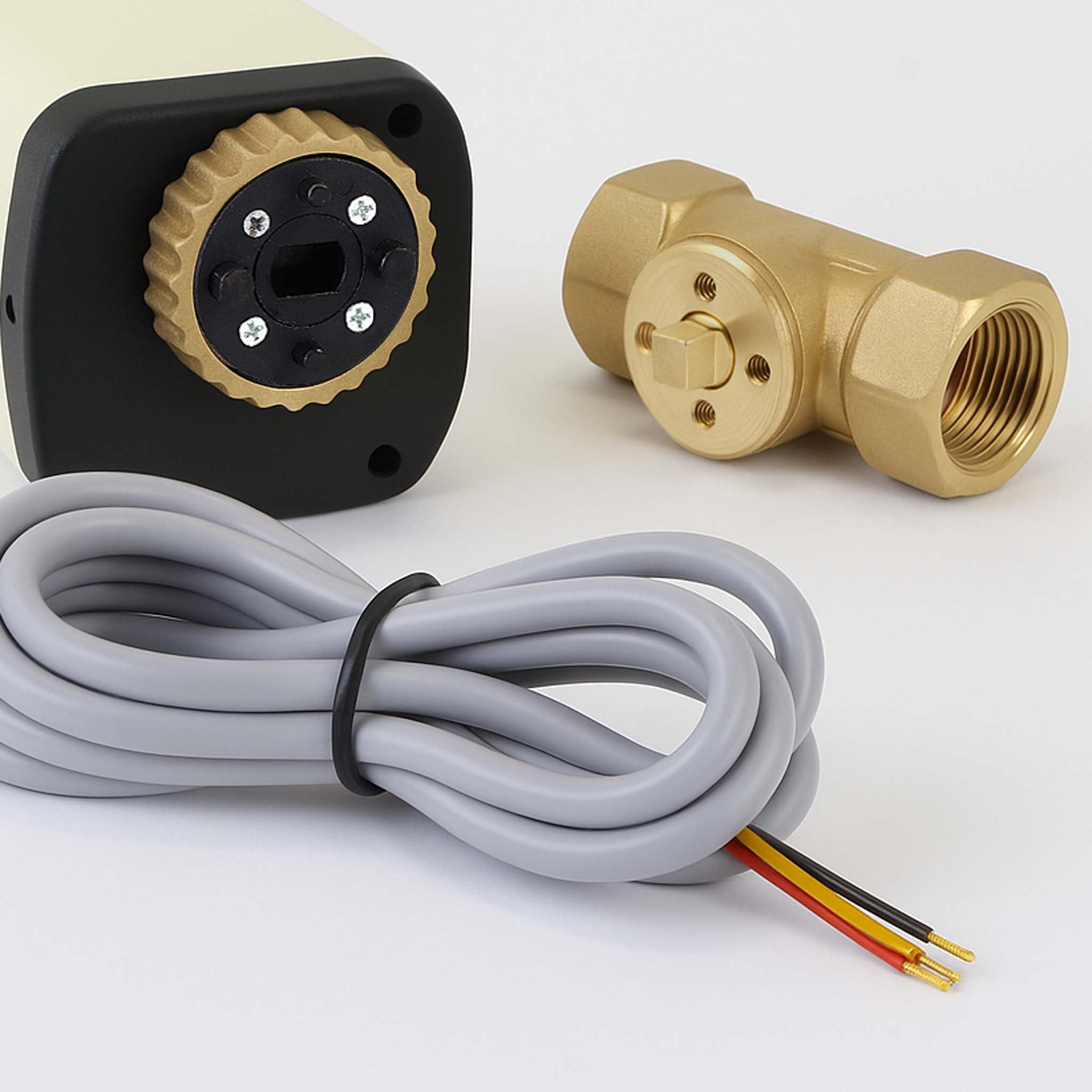 Valvola di zona motorizzata a due vie serie DQ225 230V DN25 33.7mm (1")