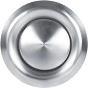 Copertura di canale di ventilazione con griglia regolabile per ventola - Slangcopertura diffusore plafond per aspirazione - 100 mm, Acciaio inossidabile - Per uso domestico, bagno, cucina e ufficio