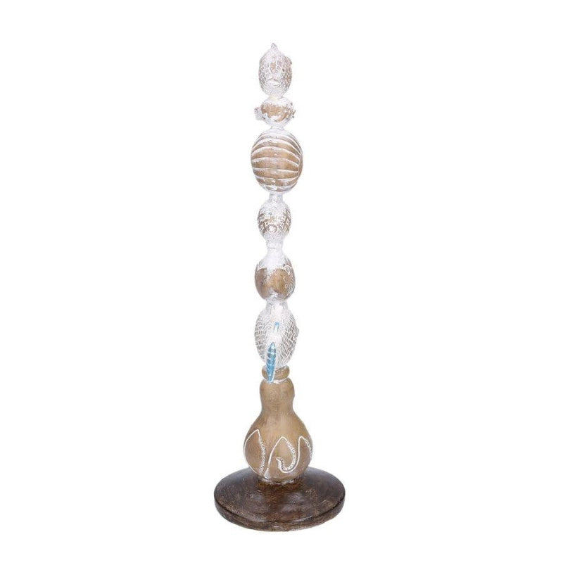 Decorazione mare resina naturale cm 14x13,5h45,5