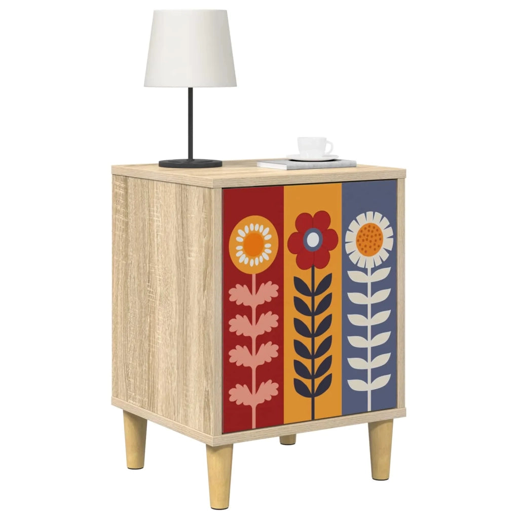 Armadio da Notte ESSEN 2 pz Rovere Sonoma 36 x 33 x 50 cm 8007216
