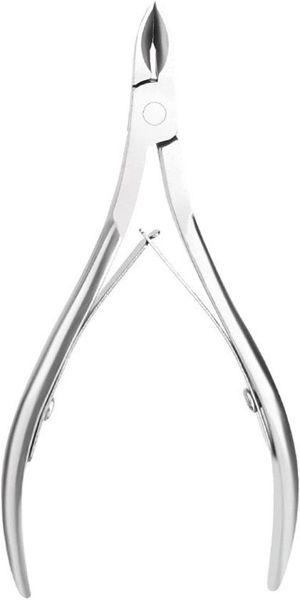 Nagelriemschaar e Nagelriemsnijder Professionale per Pedicure e Manicure - per Dette Cutanee e Riempimenti - Cura dei Piedi e delle Mani - Argento - 1 Pezzo