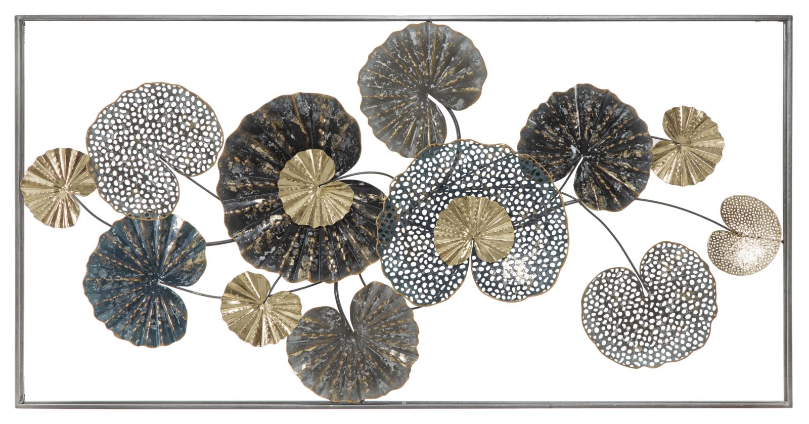 Pannello Frame 134,5x8x68,5 cm in Ferro Multicolor