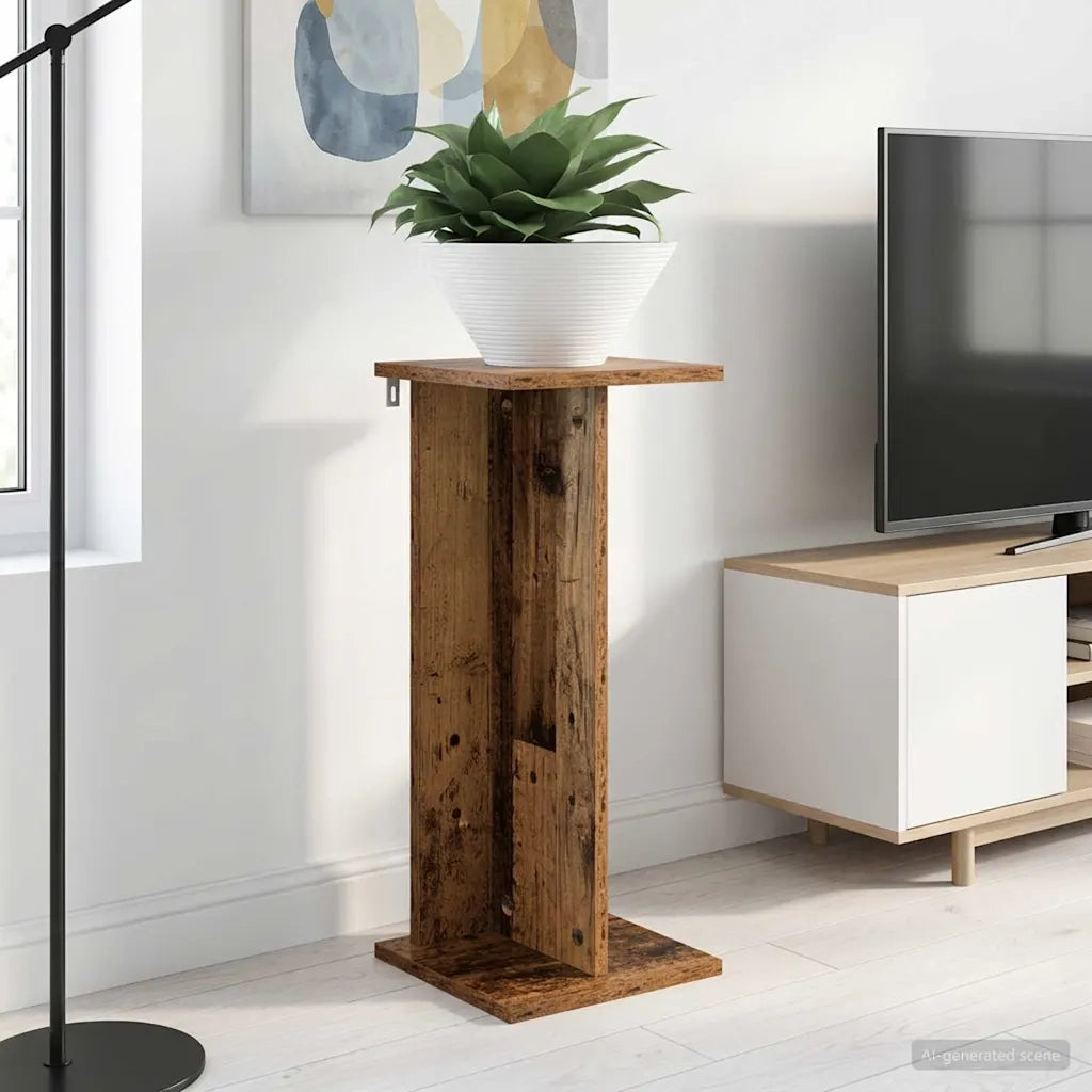 Supporto per piante Legno vecchio 25 x 25,5 x 60,5 cm 899670