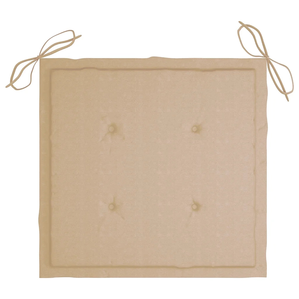 Sedie da Giardino con Cuscini 6 pz in Legno Massello di Acacia 3078500