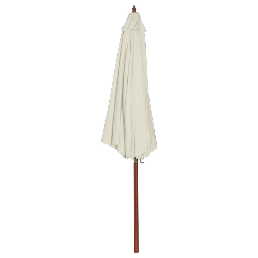 Ombrellone 300x258 cm Bianco Sabbia 40437
