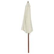 Ombrellone 300x258 cm Bianco Sabbia 40437