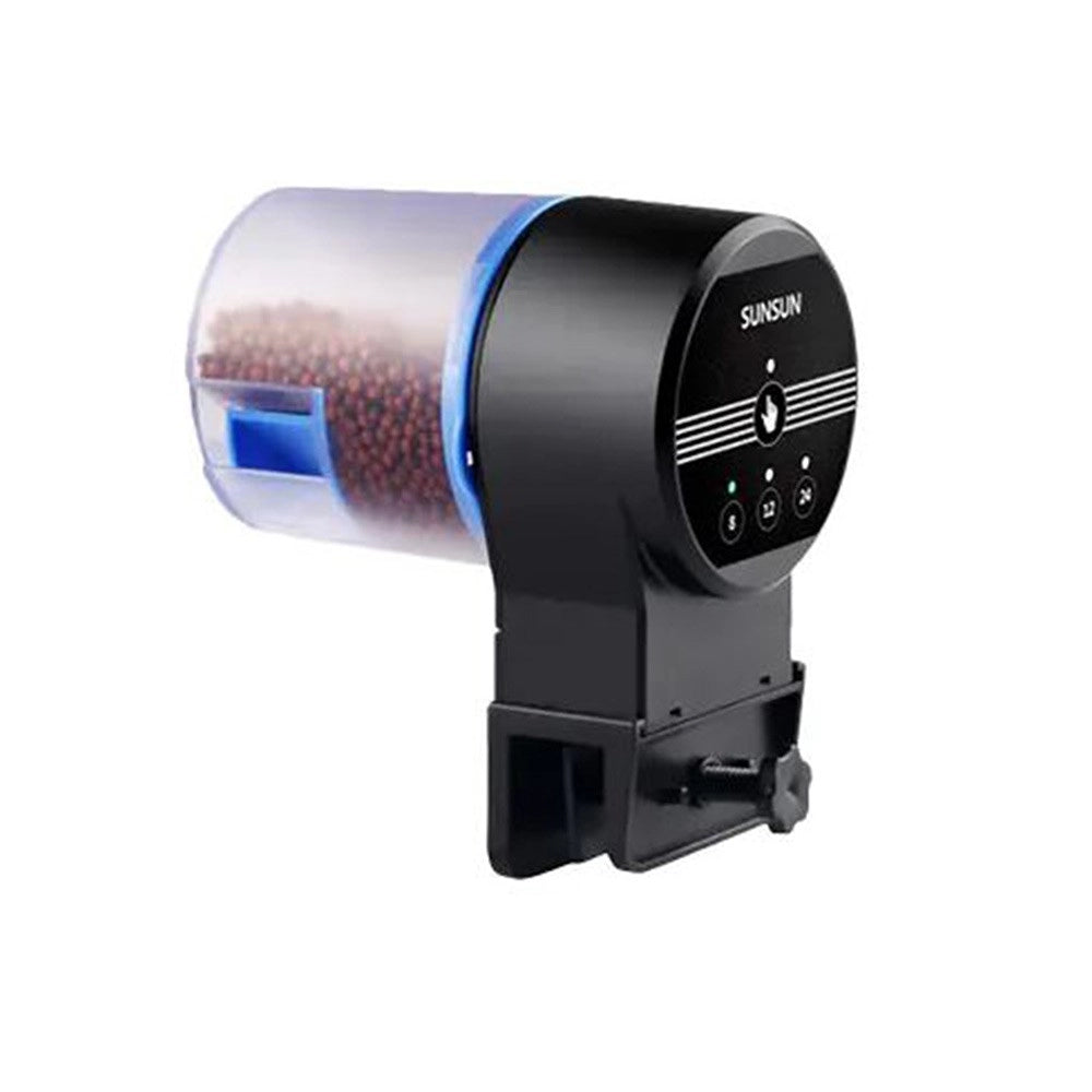 SunSun AK-02 - mangiatoia automatica programmabile fino a 3 volte al giorno per acquari aperti e con coperchio