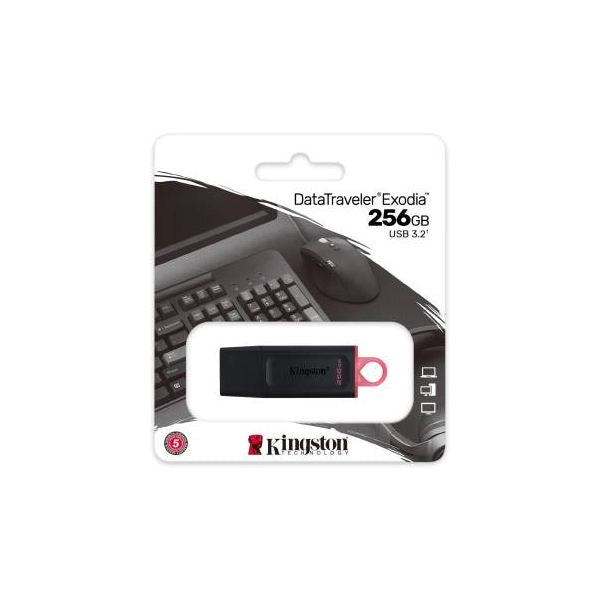 Kingston technology datatraveler drive flash usb 3.2 - usb exodia - DTX/256GB