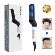 Trade Shop - Pettine Elettrico Spazzola Per Capelli Professionale Lisci E Ricci Multifunzione -