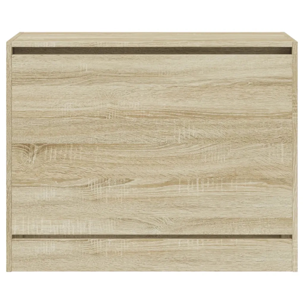 Scarpiera-Scaffale per scarpe Rovere Sonoma 80x34x63 cm in Legno Multistrato