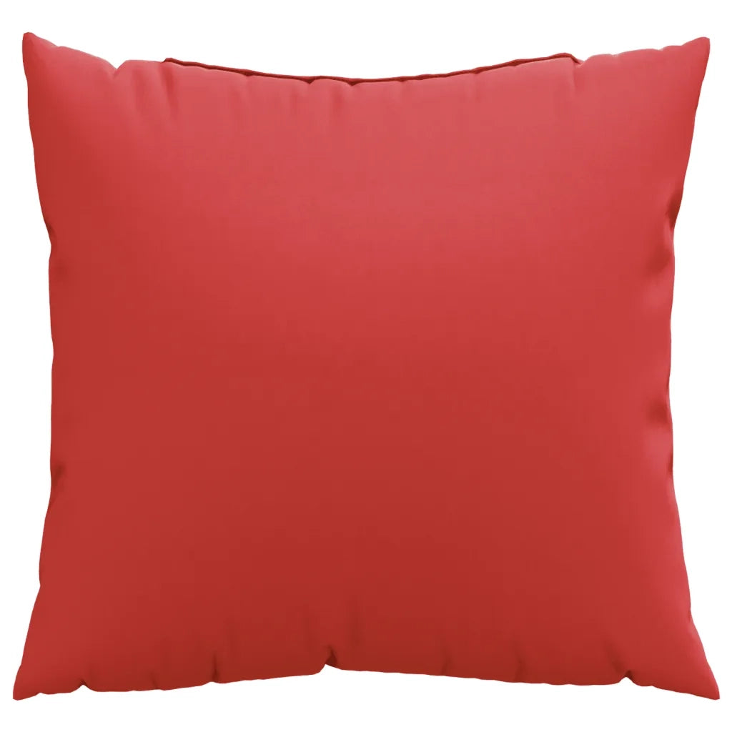 Cuscini per Divano 4 pz Rossi 40x40 cm in Tessuto 360365