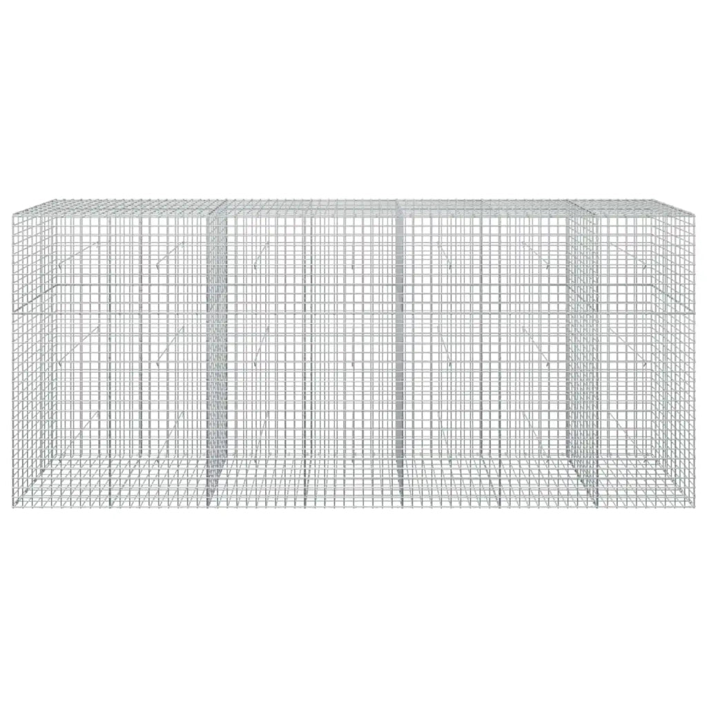 Gabione con filo da 5 mm e rete da 5x5 cm 350x50x150 cm 3464281