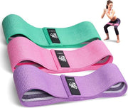 Set di cinghie di resistenza per fitness e yoga - 3 livelli di resistenza - cinghie di resistenza per allenamento dei muscoli e allenamento di forza